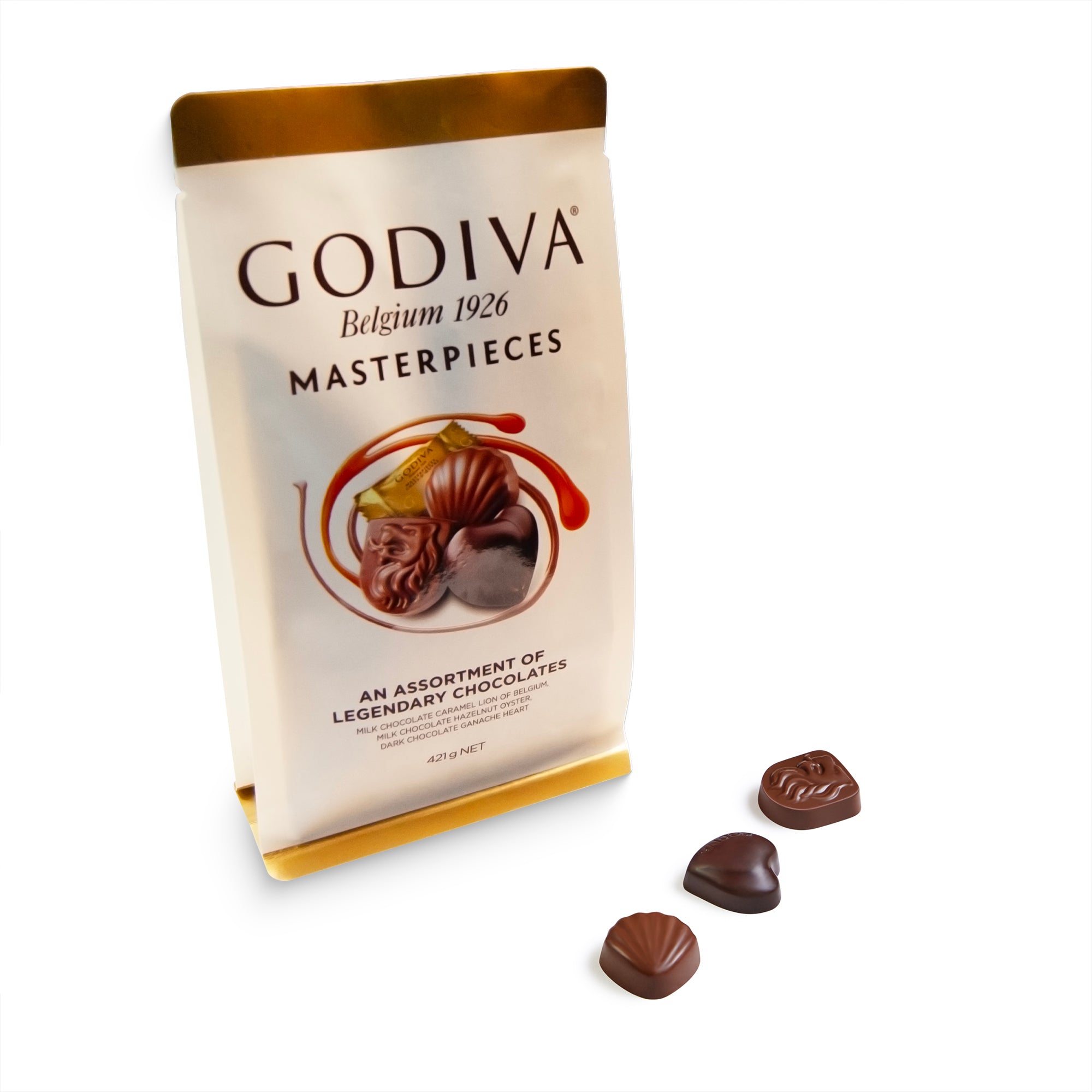 Masterpieces Assortment of Legendary Chocolates, 421g GODIVA Australia