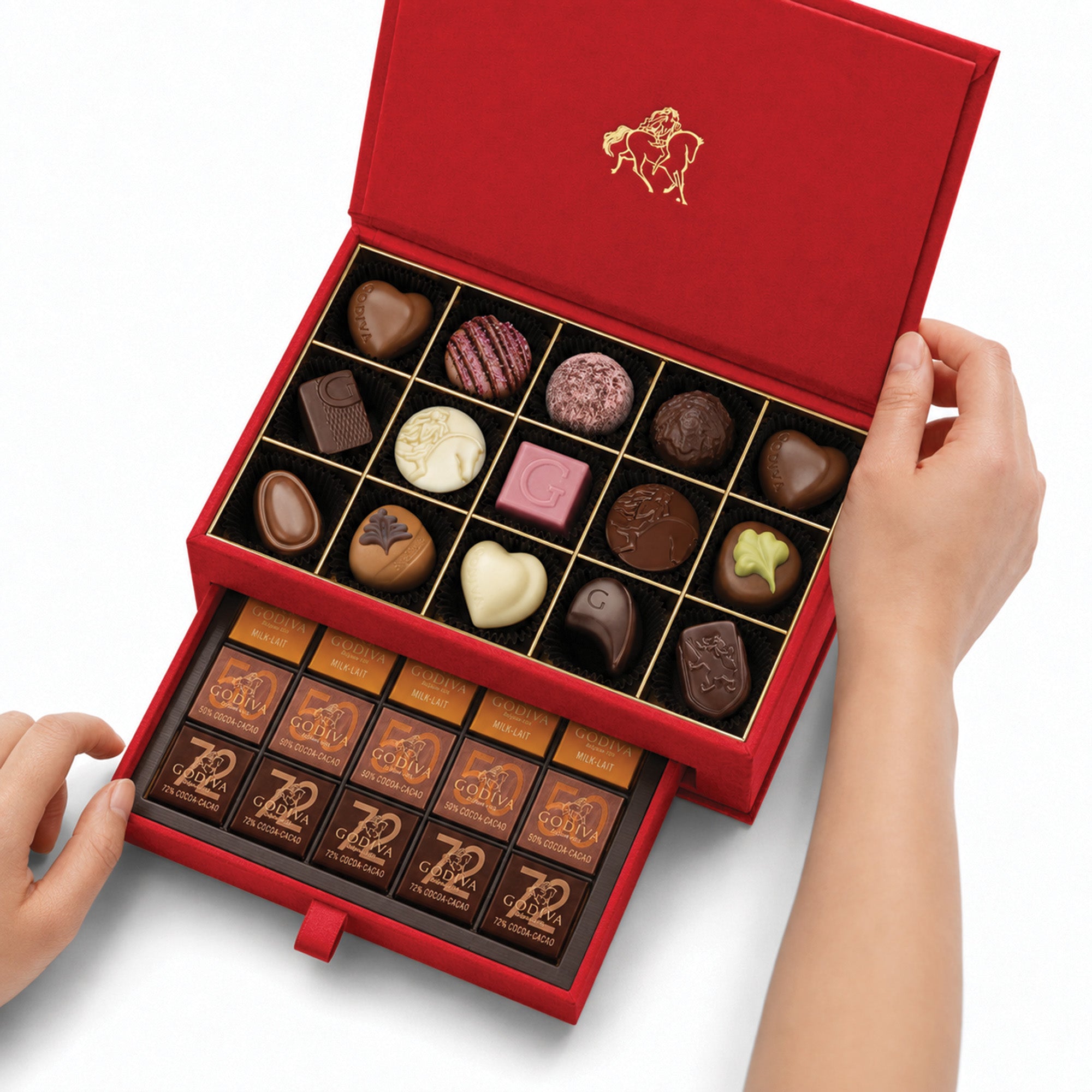 Grand Place Gift Box (Red) | Luxury Chocolate Gift Boxes – Godiva