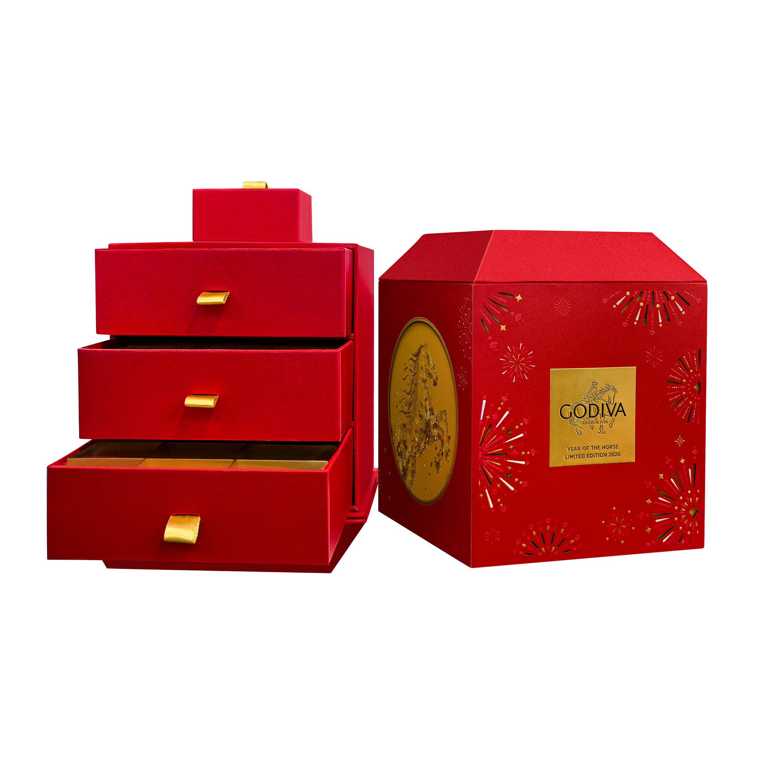 Lunar New Year Luxury Gift Box, 30 Pieces | 341g – Godiva Australia