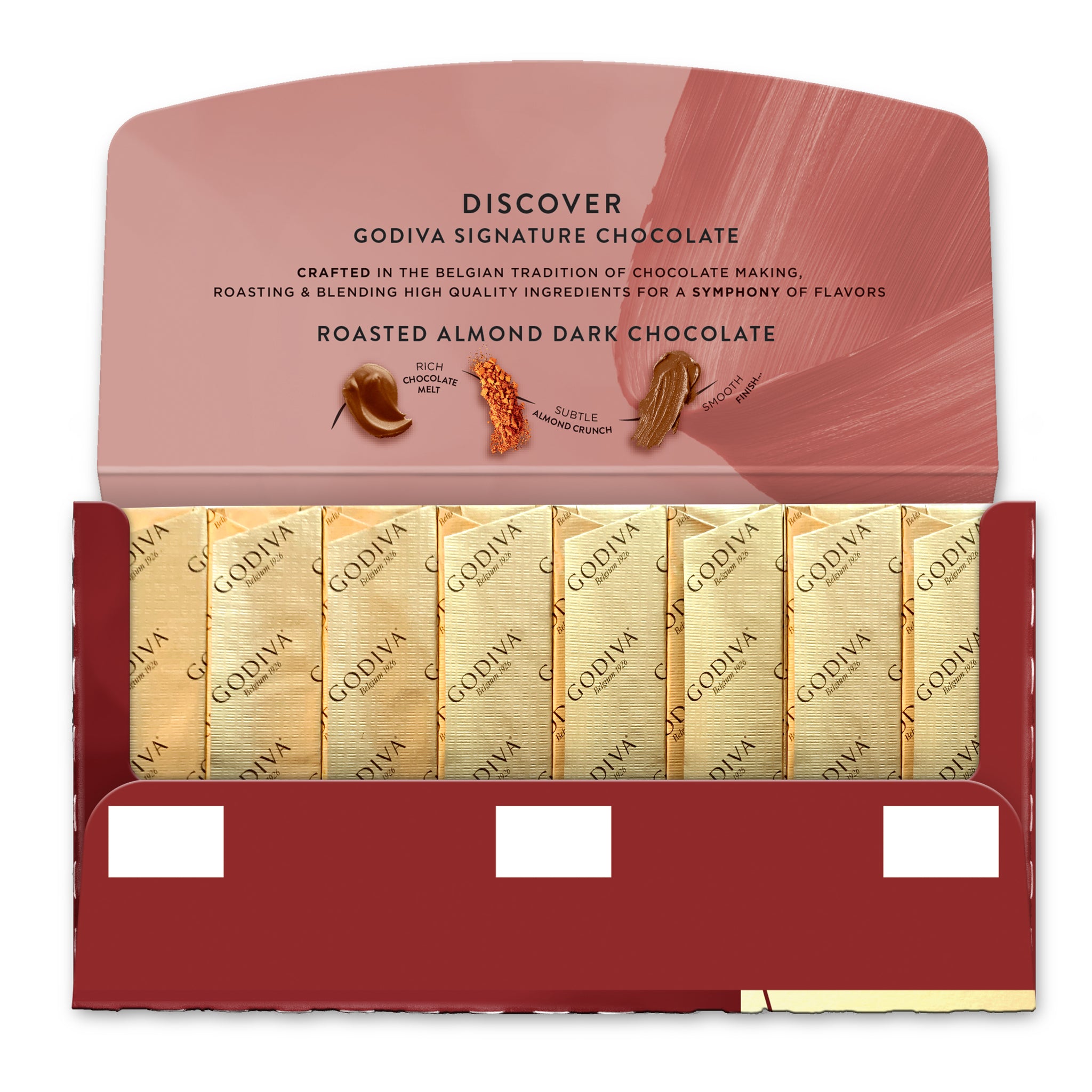 Roasted Almond 72% Dark Chocolate Signature Mini Bar, 90g