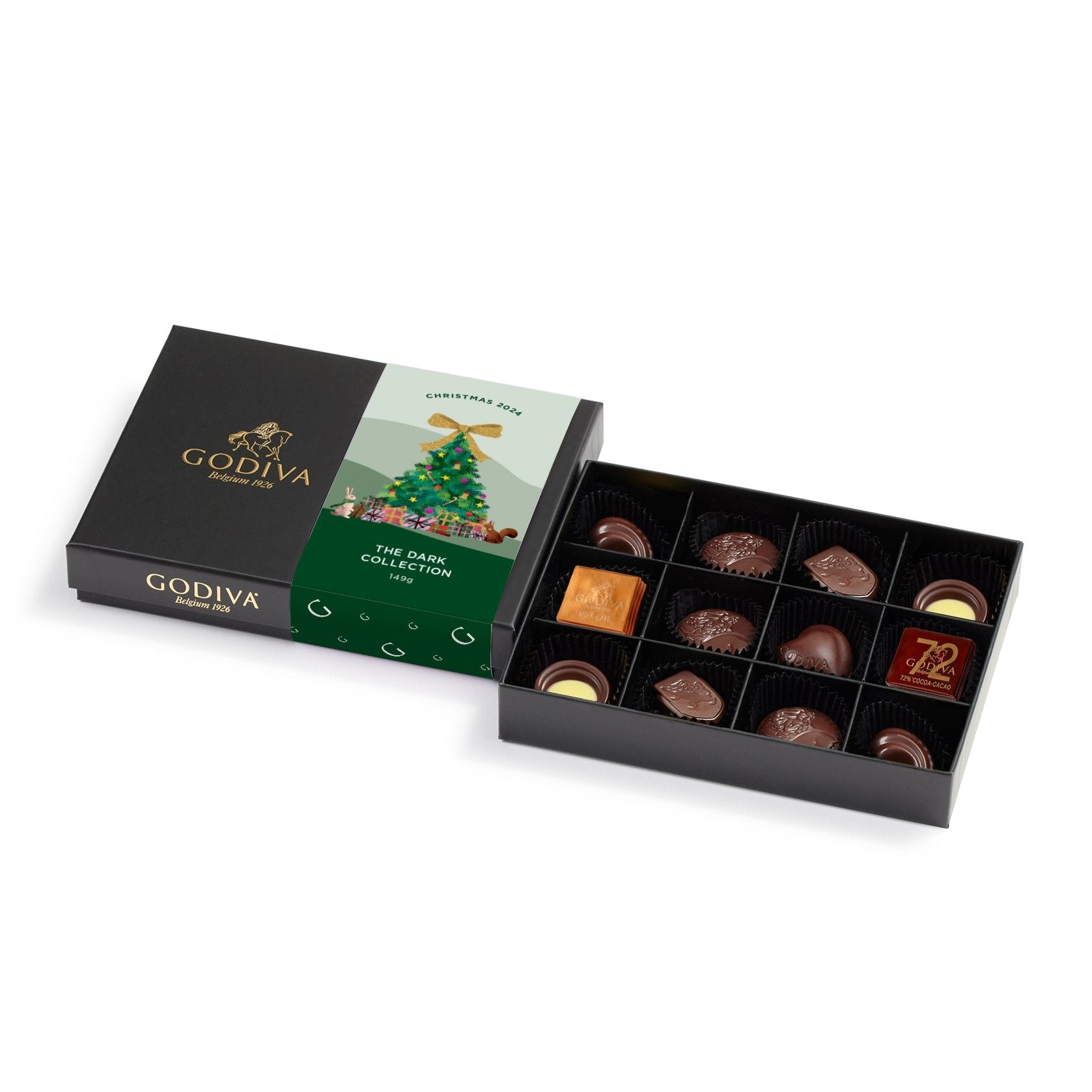 Christmas Dark Collection Gift Box, 16 Pieces | 149g