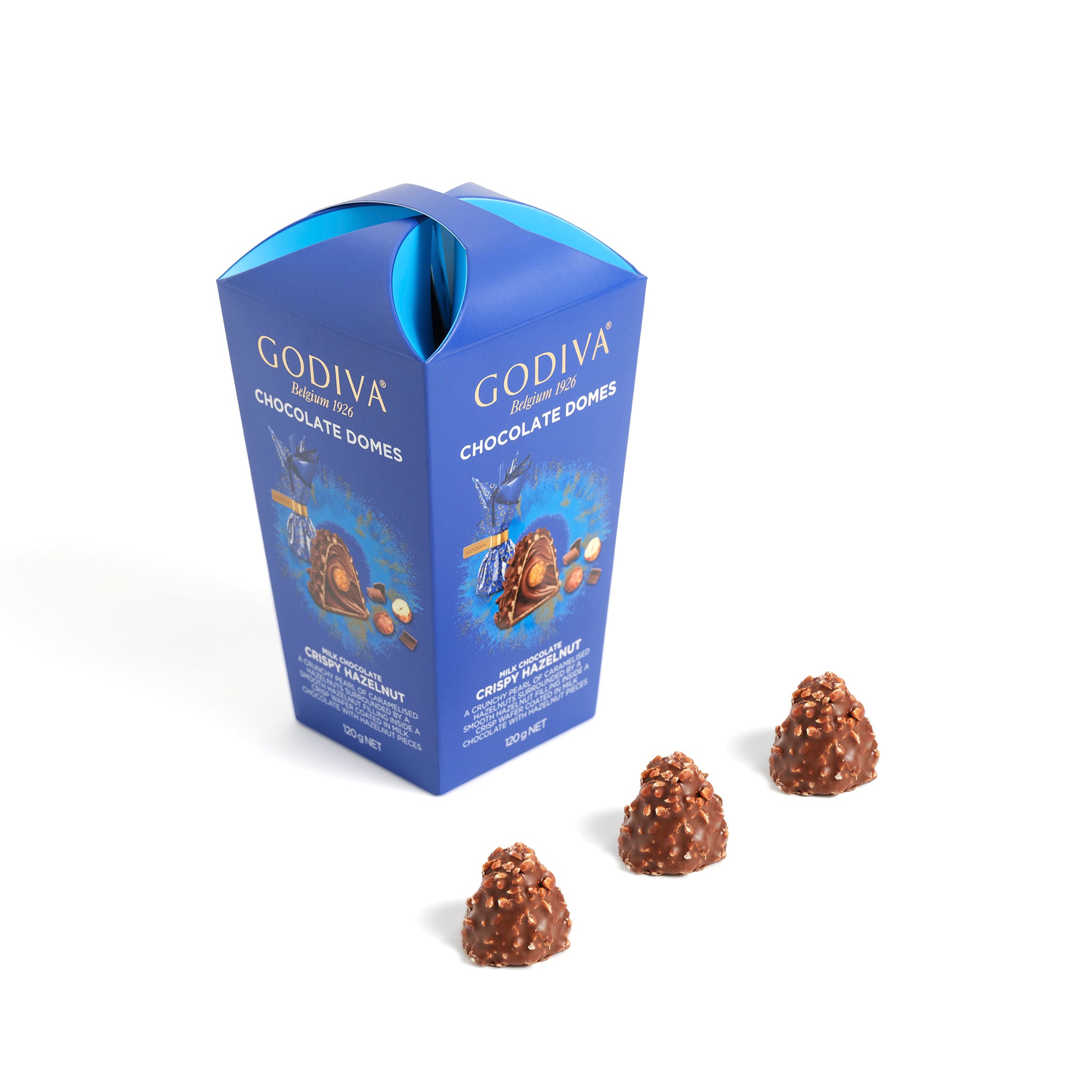 Crispy Hazelnut Chocolate Domes, 120g