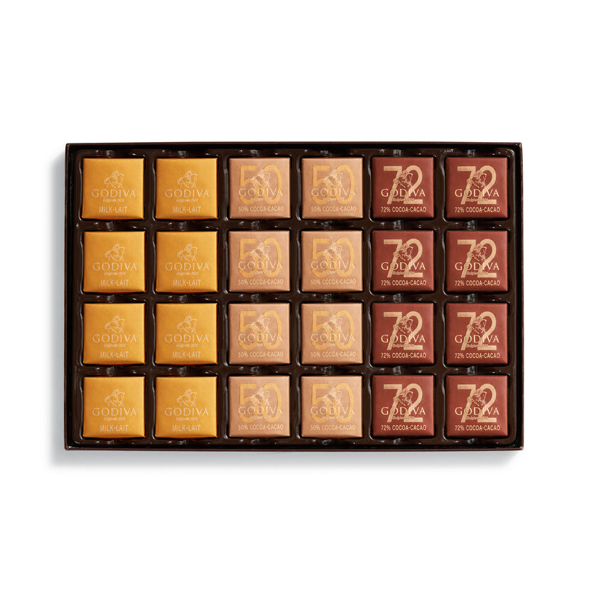 Carrés Assorted Chocolate Box 36 Pieces GODIVA Australia