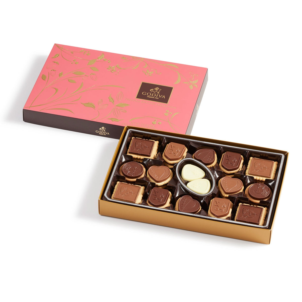 Assorted Chocolate Biscuits Box - 32 Pieces – Godiva Australia