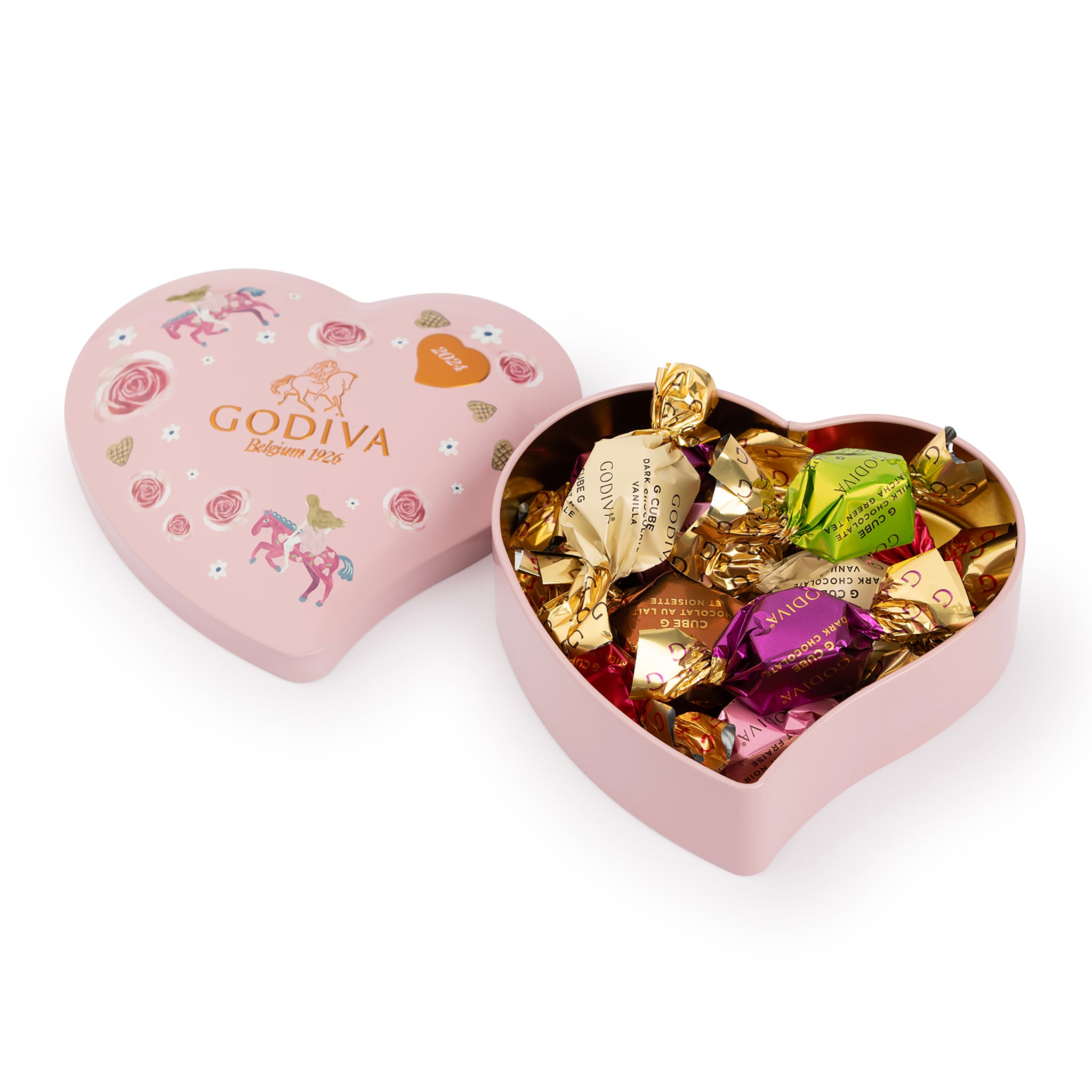 G Cube Chocolate Truffle Gift Tin, 10 Pieces | 83g