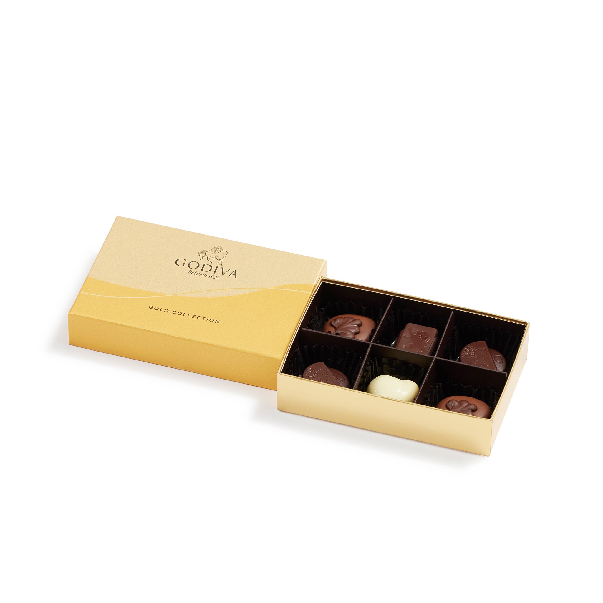 Gold Collection Gift Box - 6 Pieces – Godiva Australia