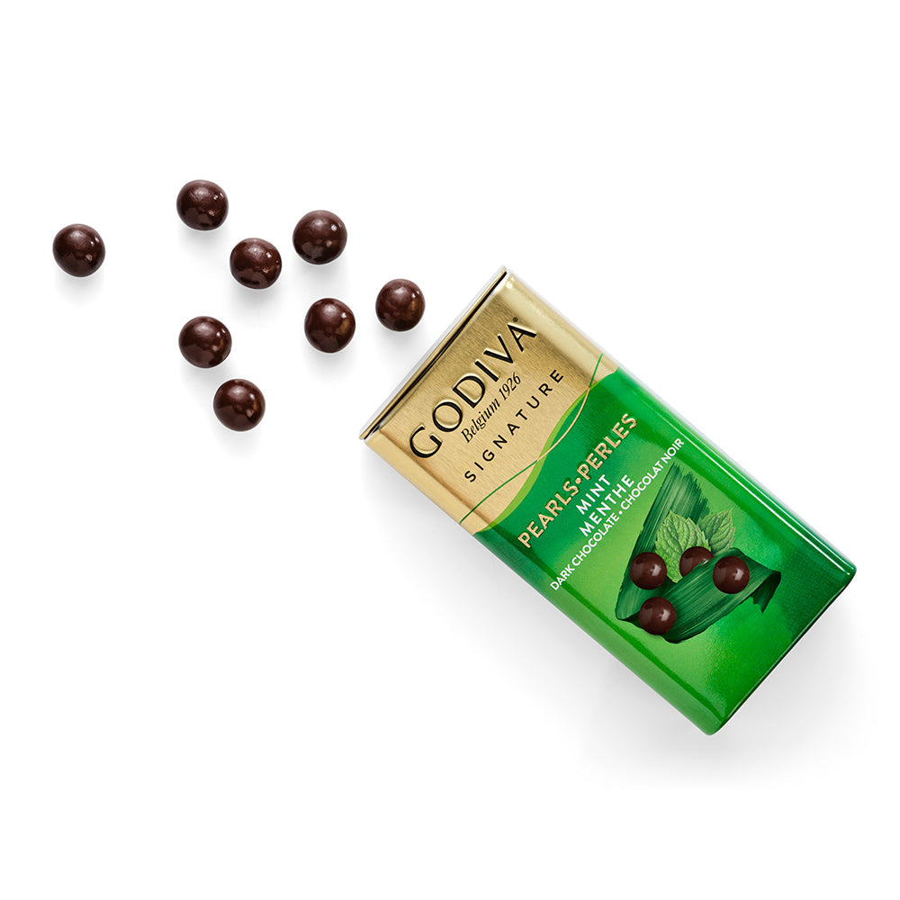 Dark Chocolate with Mint Pearls, 43g