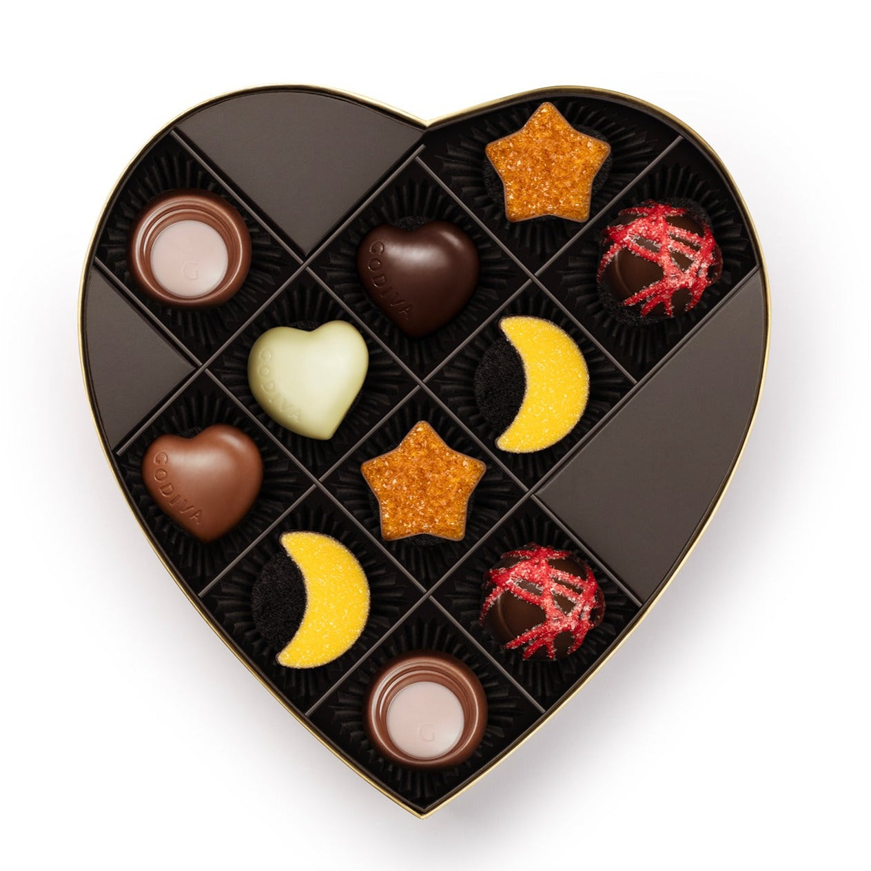 Heart Shaped Chocolate Gift Box, 11 Pieces | 123g