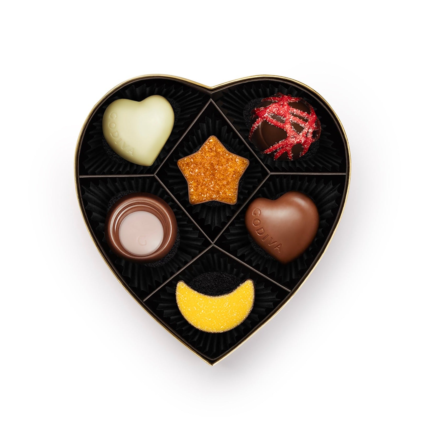 Heart Shaped Chocolate Gift Box, 6 Pieces | 67g
