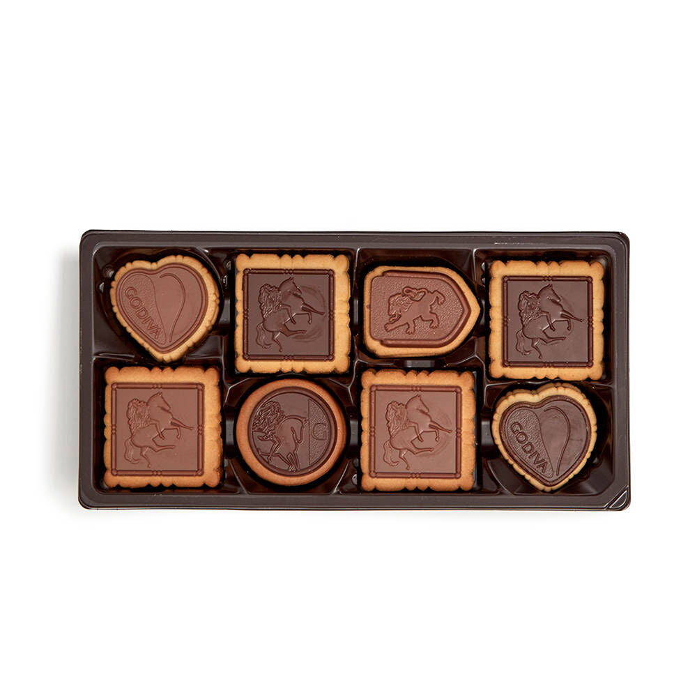 Assorted Chocolate Biscuits Box, 20 Pieces | 155g