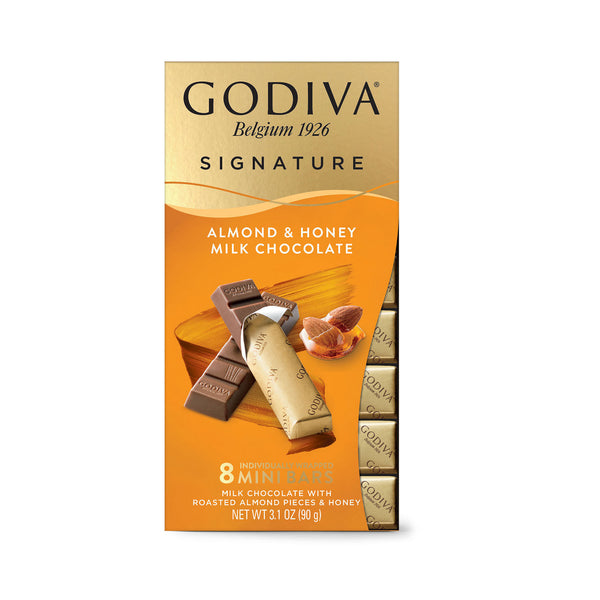 Dark Chocolate Roasted Almond Signature Tablet, 90g – GODIVA Australia